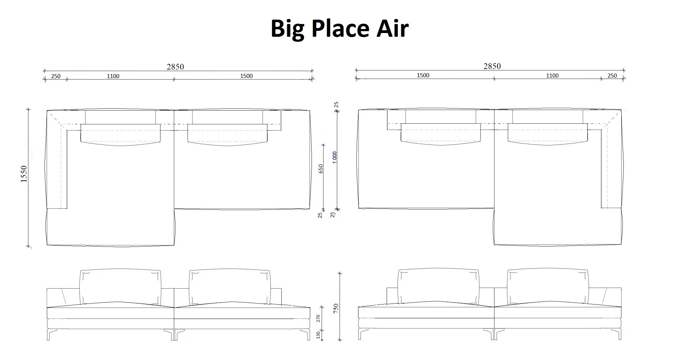 Технічні деталі Place Air Big 1