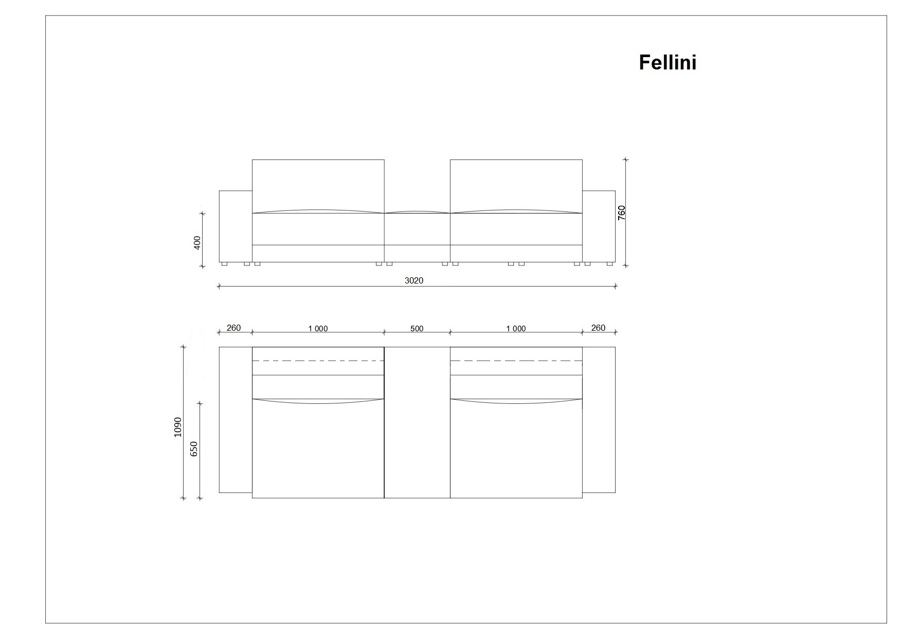 Detalhes técnicos Fellini 1