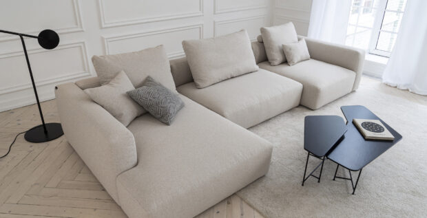 Que tipos de sofás existem: configuração, enchimentos, materiais de estofo